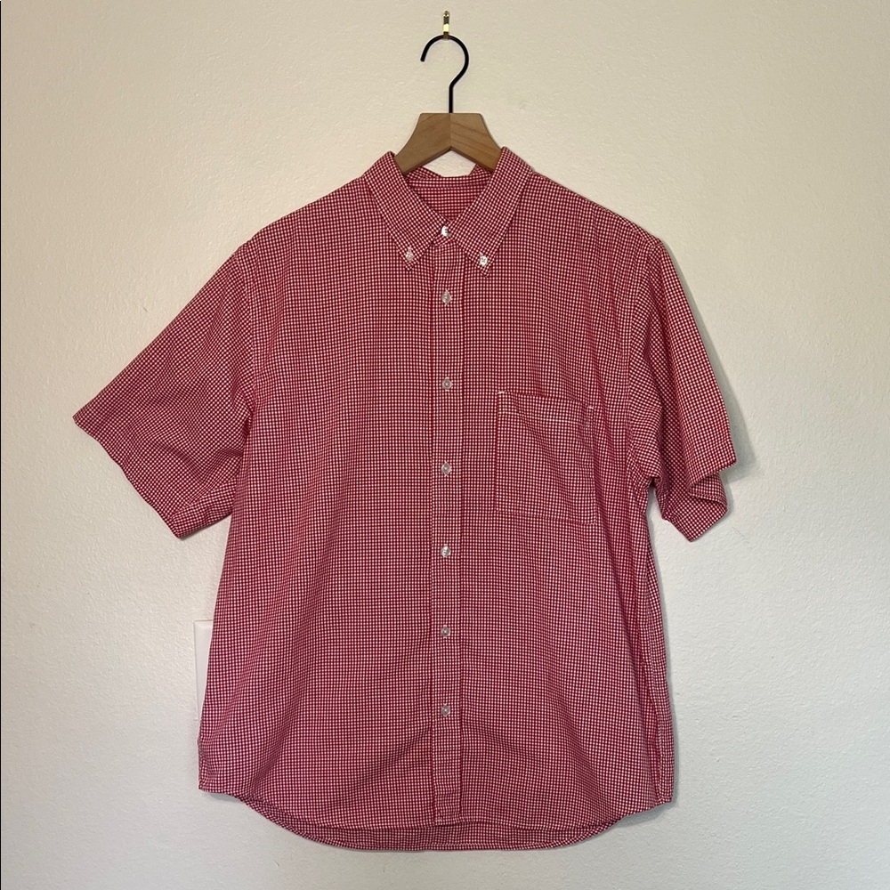 Classic Red Checkered Men's Shirt